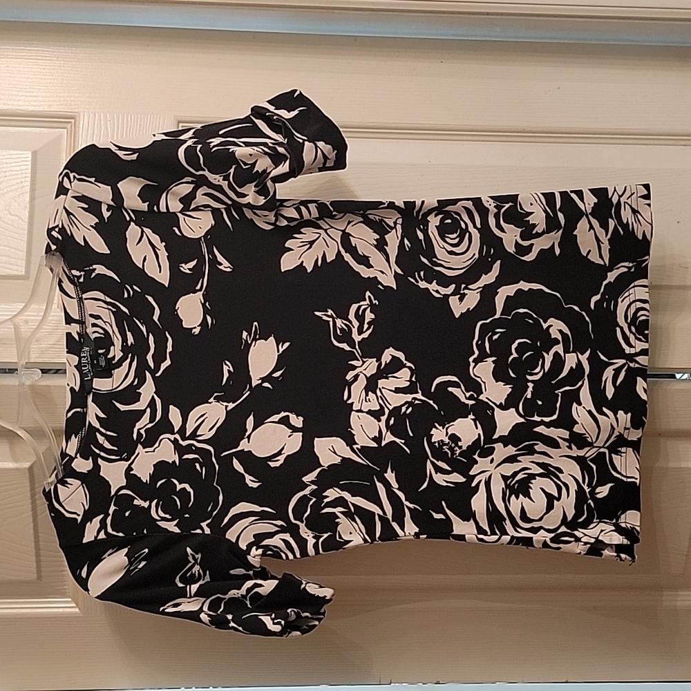 M cotton black & white RL cotton top